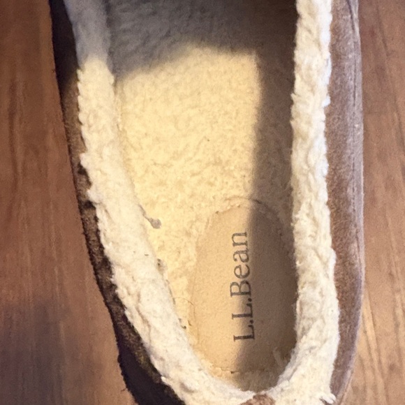 L.L. Bean Women's Tan Suede Slippers - Picture 9 of 10